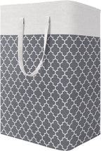 Foldable Moisture-proof Stripes Laundry Basket